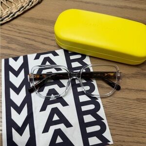 Marc Jacobs Tortoise RX Glasses with Yellow Case